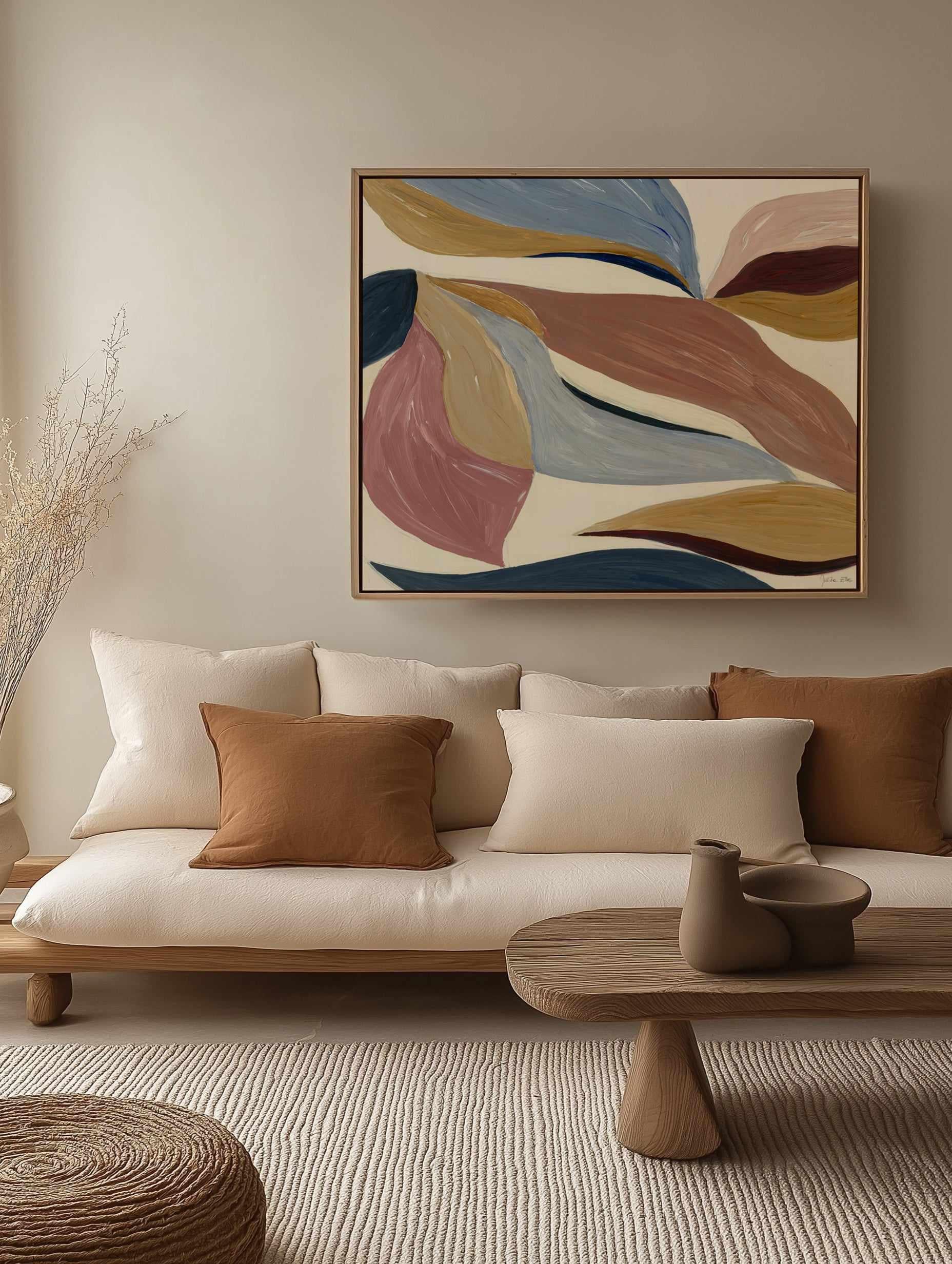Organic 07 by Julita Elbe | Framed Canvas Art Print from Olive et Oriel where you can shop wallpaper and artworks online
