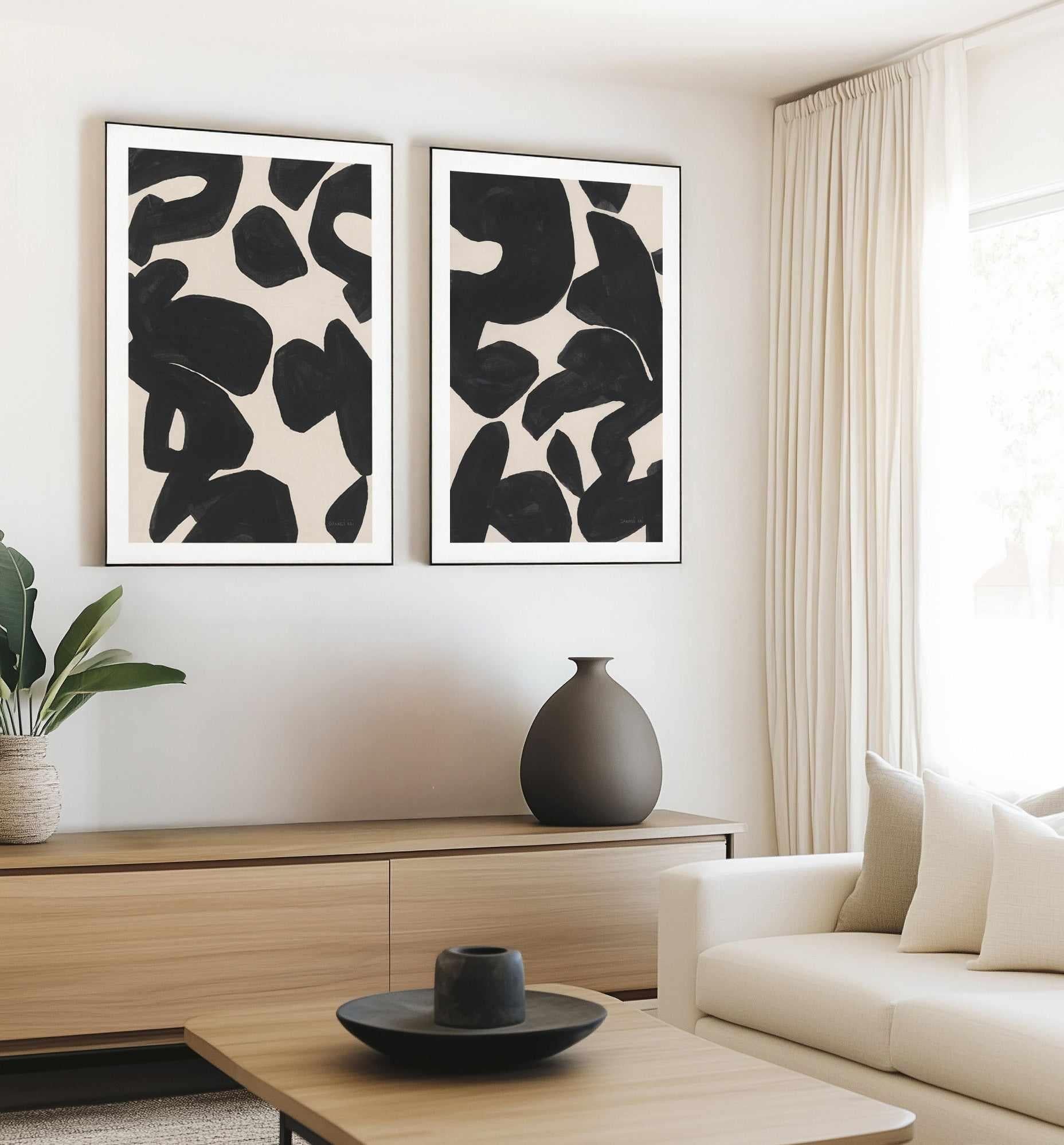 Organic Joy II | Art Print from Olive et Oriel where you can shop wallpaper and artworks online