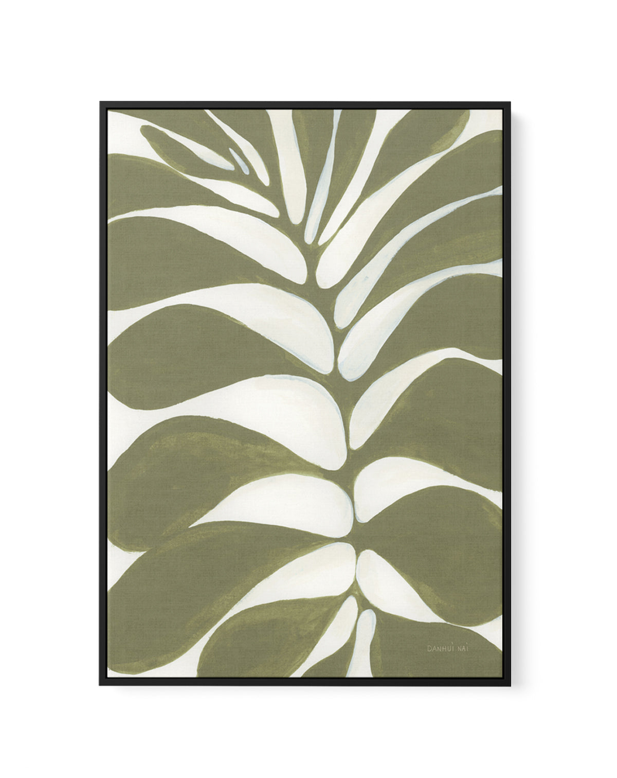 Organic Leaf | Framed Canvas Art Print