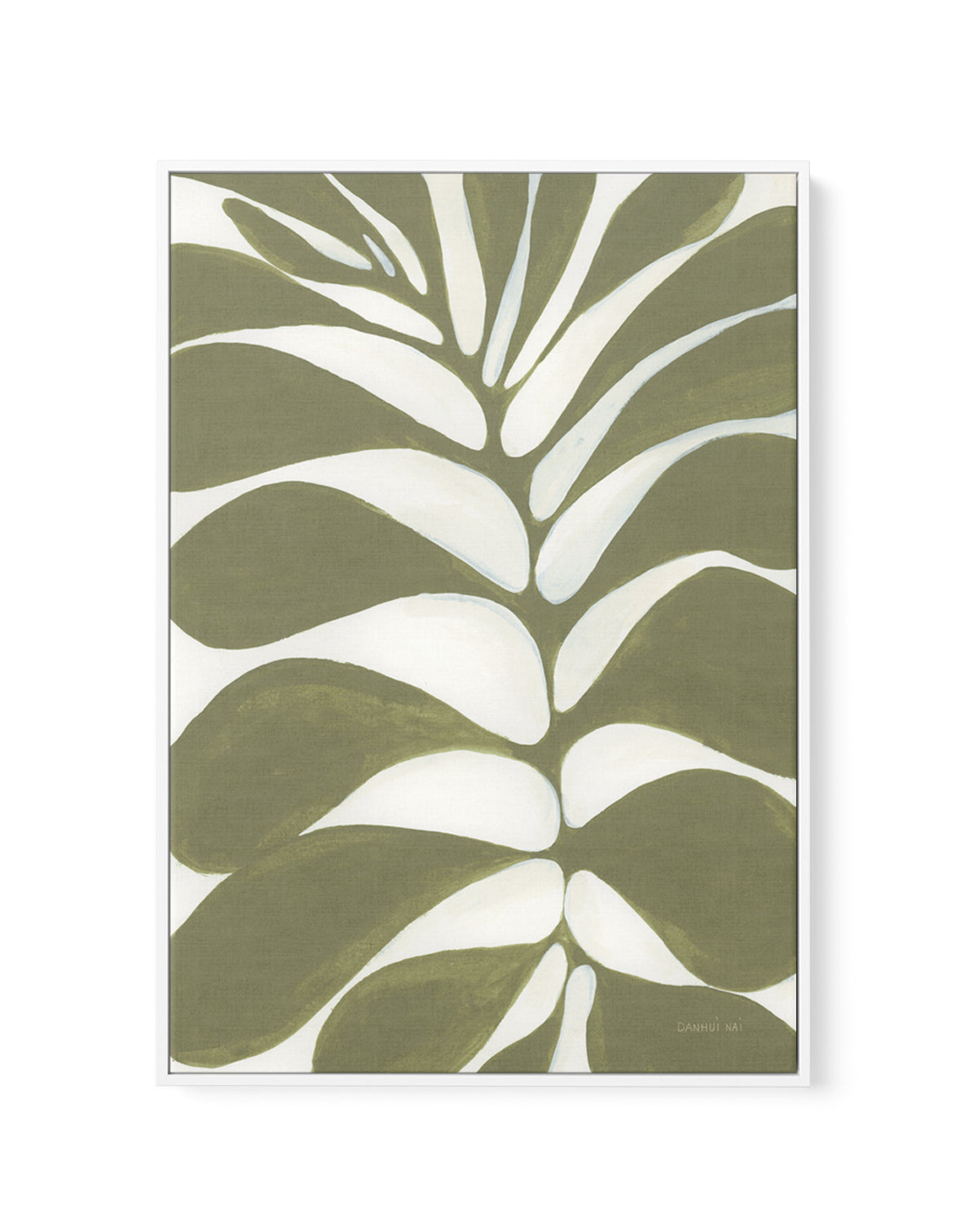 Organic Leaf | Framed Canvas Art Print