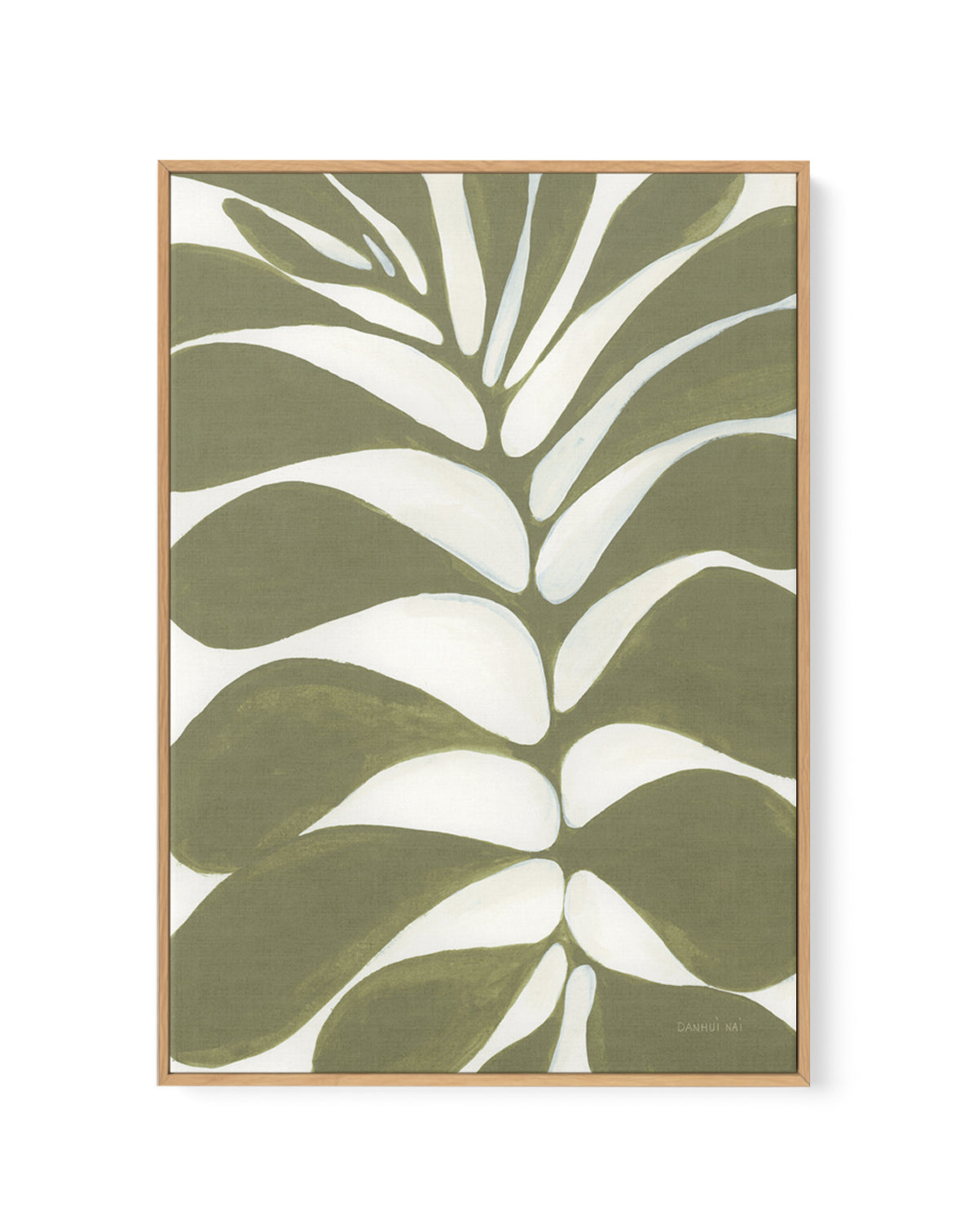 Organic Leaf | Framed Canvas Art Print
