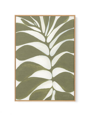 Organic Leaf | Framed Canvas Wall Art