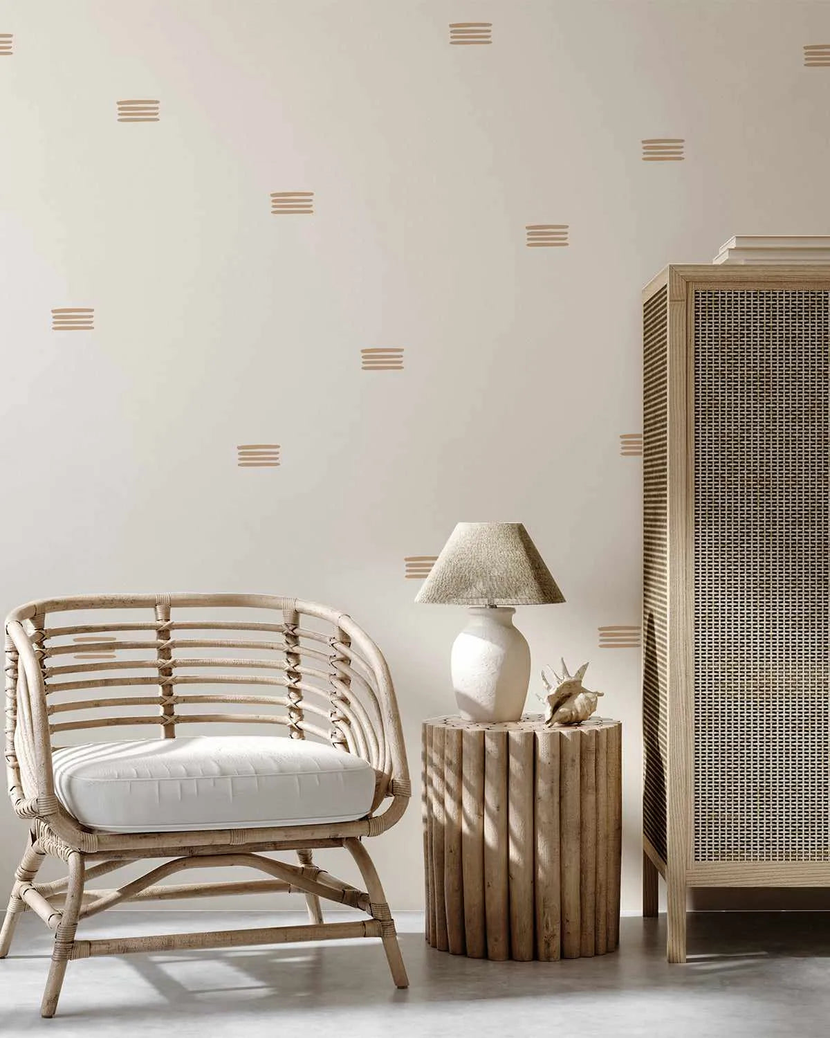 Organic Stripes Decal Set-Decals-Olive et Oriel-Decorate your kids bedroom wall decor with removable wall decals, these fabric kids decals are a great way to add colour and update your children's bedroom. Available as girls wall decals or boys wall decals, there are also nursery decals.