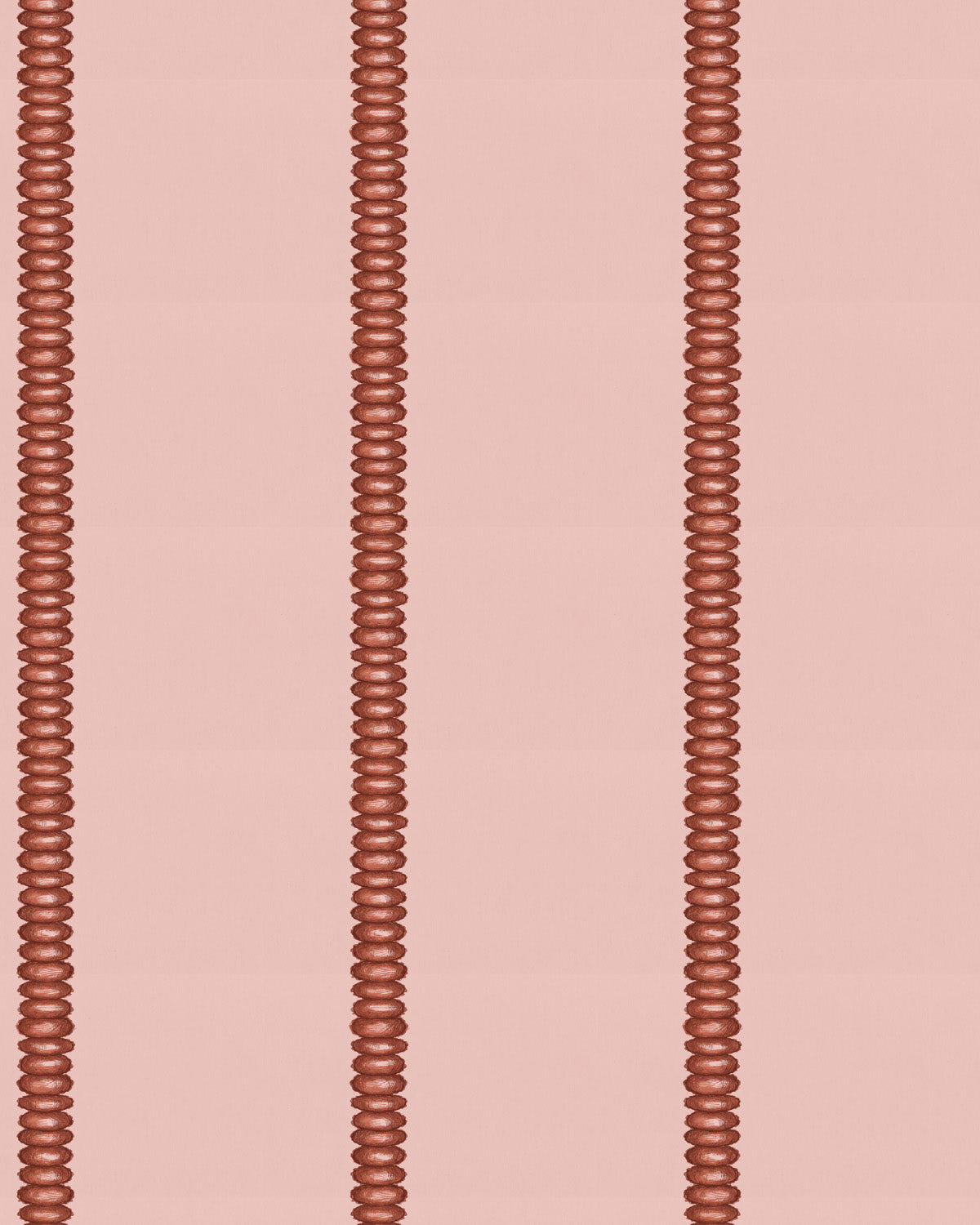 Organic Stripe Stack in Pink Wallpaper