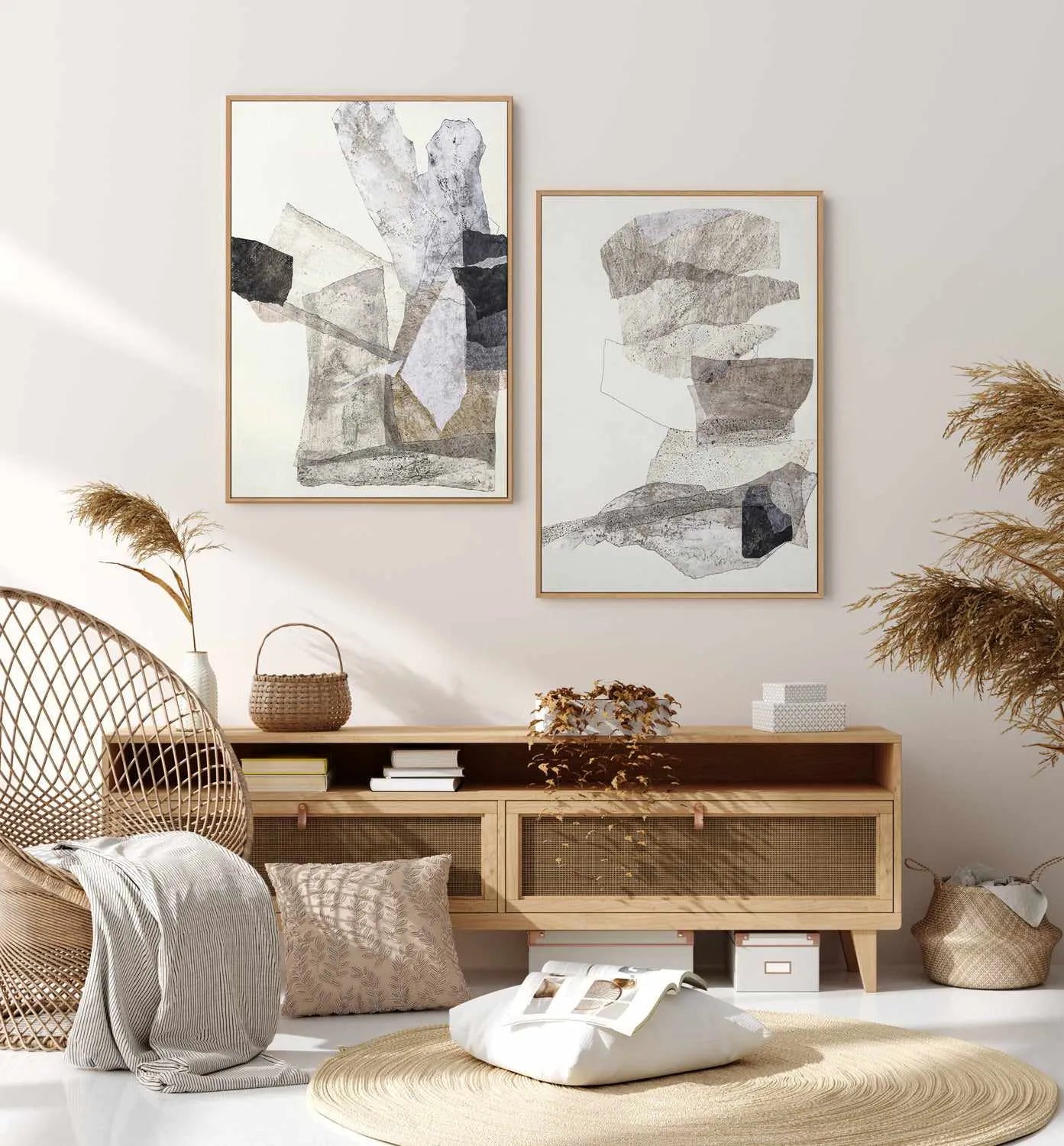 Organza I by Design Fabrikken | Framed Canvas Art Print from Olive et Oriel where you can shop wallpaper and artworks online