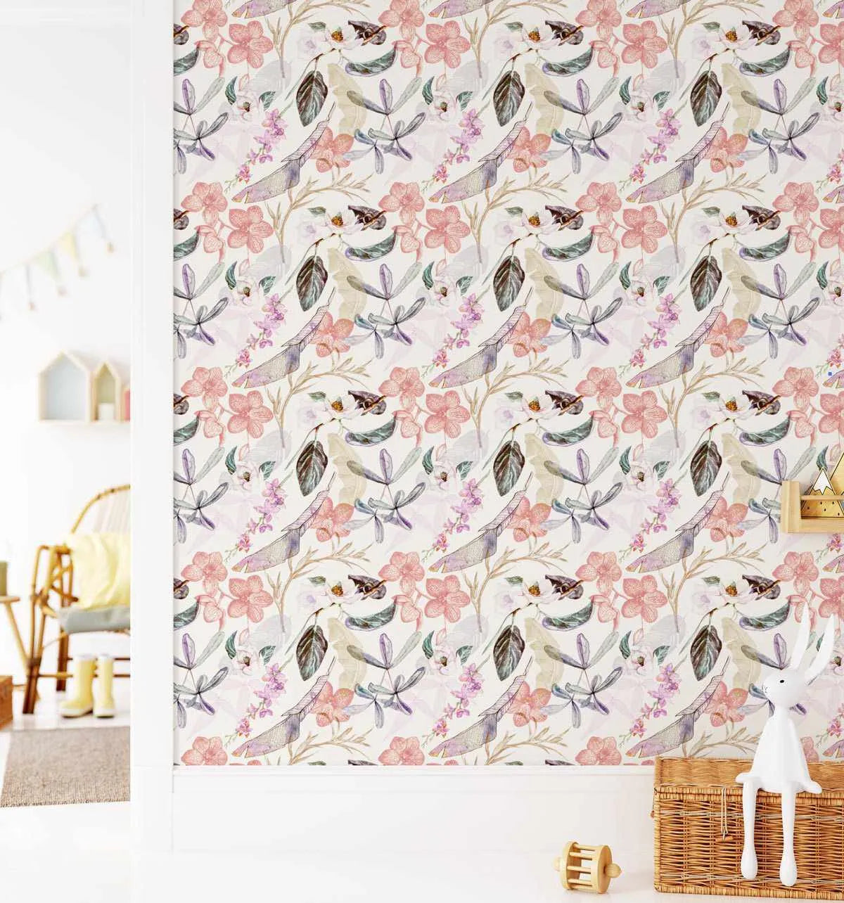 Oriental Orchids Wallpaper-Wallpaper-Buy Kids Removable Wallpaper Online Our Custom Made Children√¢‚Ç¨‚Ñ¢s Wallpapers Are A Fun Way To Decorate And Enhance Boys Bedroom Decor And Girls Bedrooms They Are An Amazing Addition To Your Kids Bedroom Walls Our Collection of Kids Wallpaper Is Sure To Transform Your Kids Rooms Interior Style From Pink Wallpaper To Dinosaur Wallpaper Even Marble Wallpapers For Teen Boys Shop Peel And Stick Wallpaper Online Today With Olive et Oriel