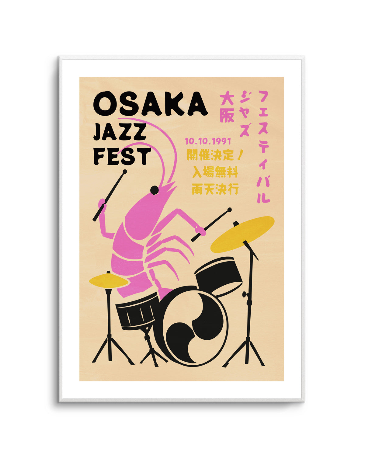 Osaka Jazz Shrimp by Patryk Krygowski | Art Print