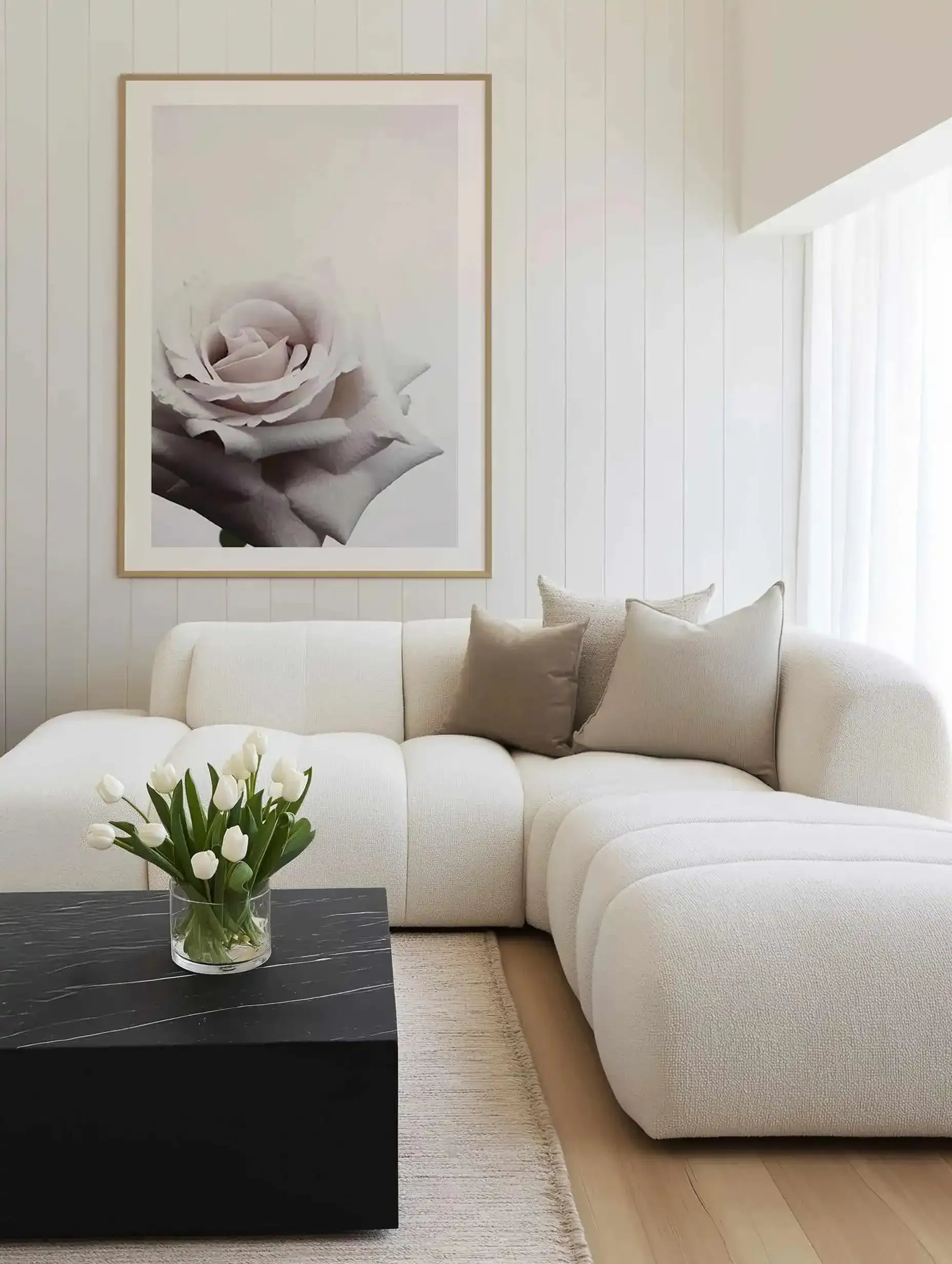 Oscar Rose Art Print from Olive et Oriel where you can shop wallpaper and artworks online