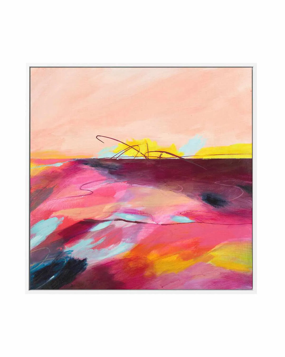Osea Island by Luana Asiata | Framed Canvas Art Print from Olive et Oriel where you can shop wallpaper and artworks online