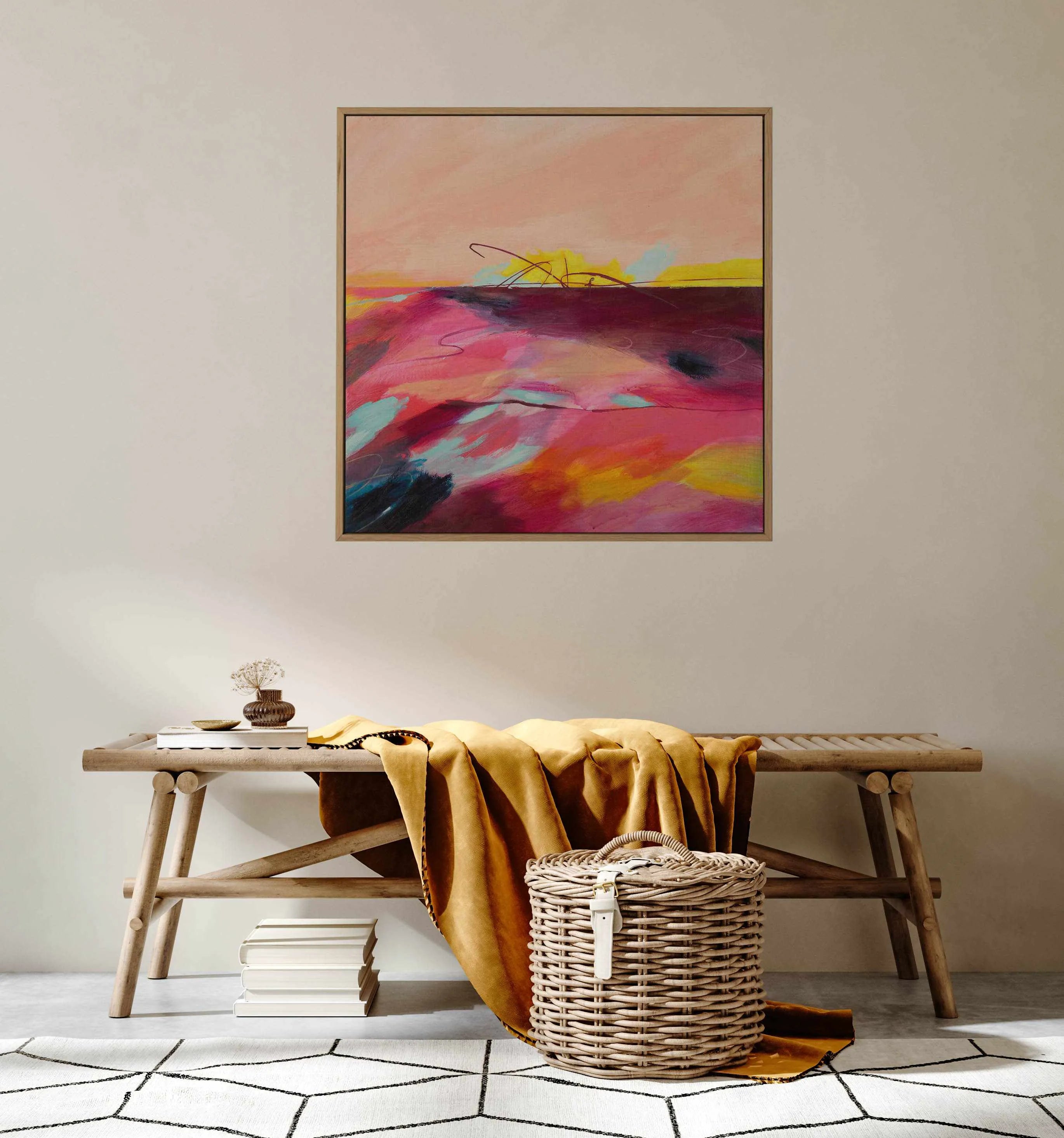 Osea Island by Luana Asiata | Framed Canvas Art Print from Olive et Oriel where you can shop wallpaper and artworks online