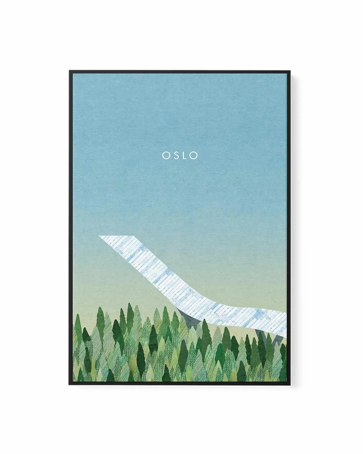 Oslo by Henry Rivers | Framed Canvas Art Print from Olive et Oriel where you can shop wallpaper and artworks online