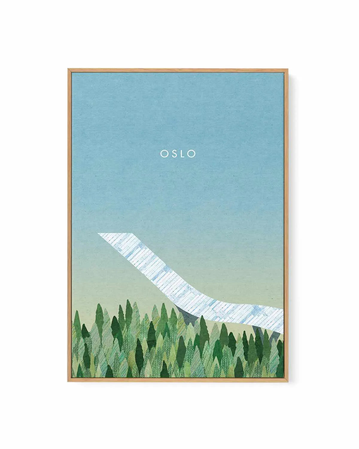 Oslo by Henry Rivers | Framed Canvas Art Print from Olive et Oriel where you can shop wallpaper and artworks online