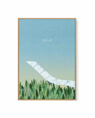 Oslo by Henry Rivers | Framed Canvas Art Print from Olive et Oriel where you can shop wallpaper and artworks online