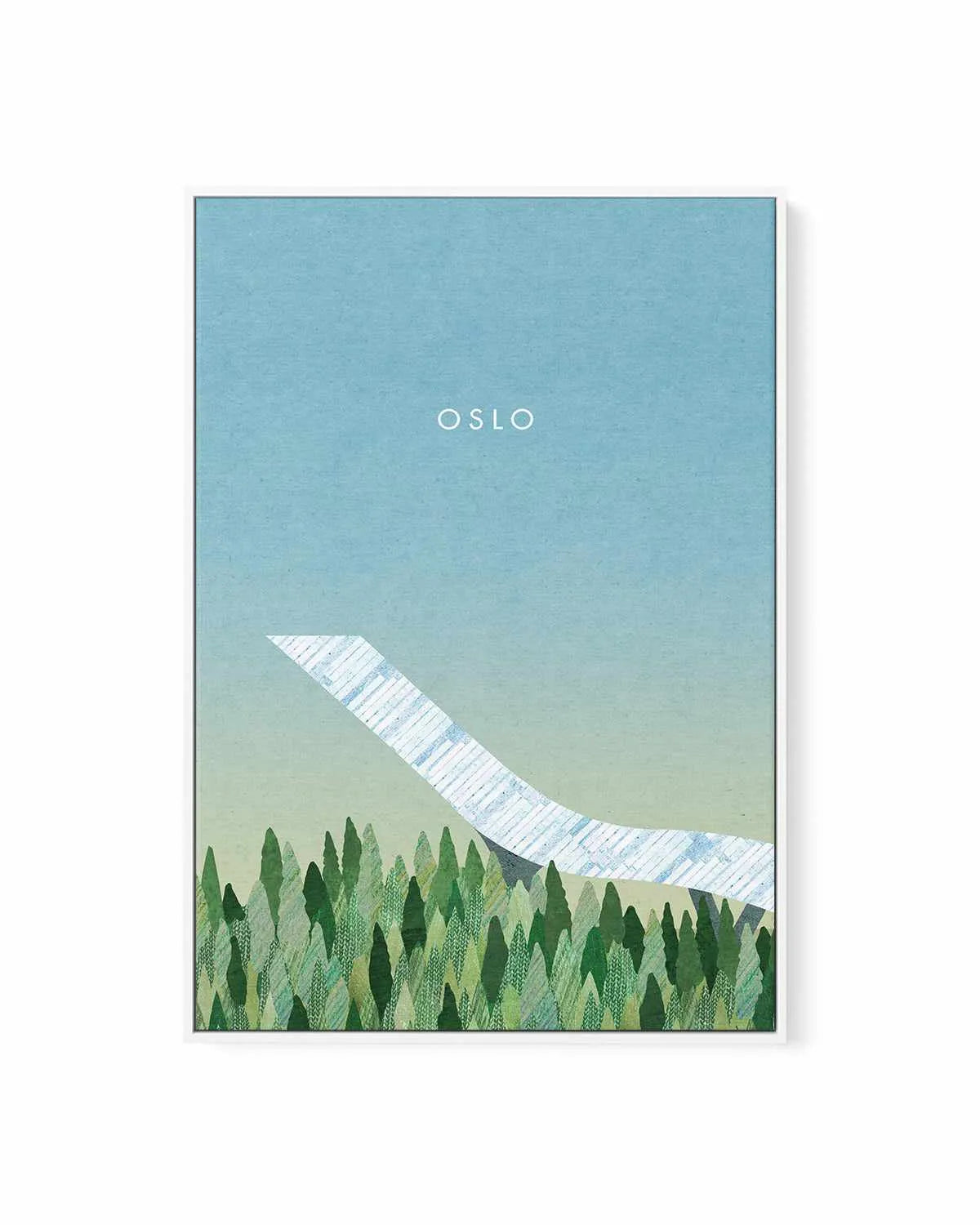 Oslo by Henry Rivers | Framed Canvas Art Print from Olive et Oriel where you can shop wallpaper and artworks online