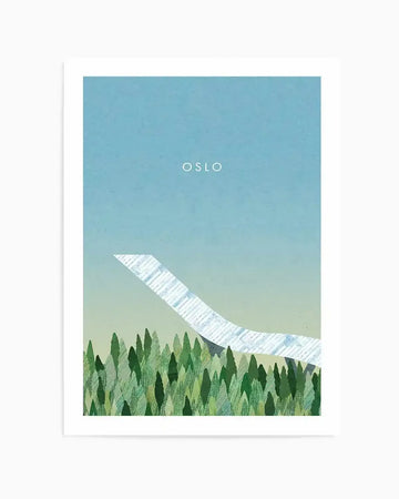 Oslo by Henry Rivers Art Print from Olive et Oriel where you can shop wallpaper and artworks online