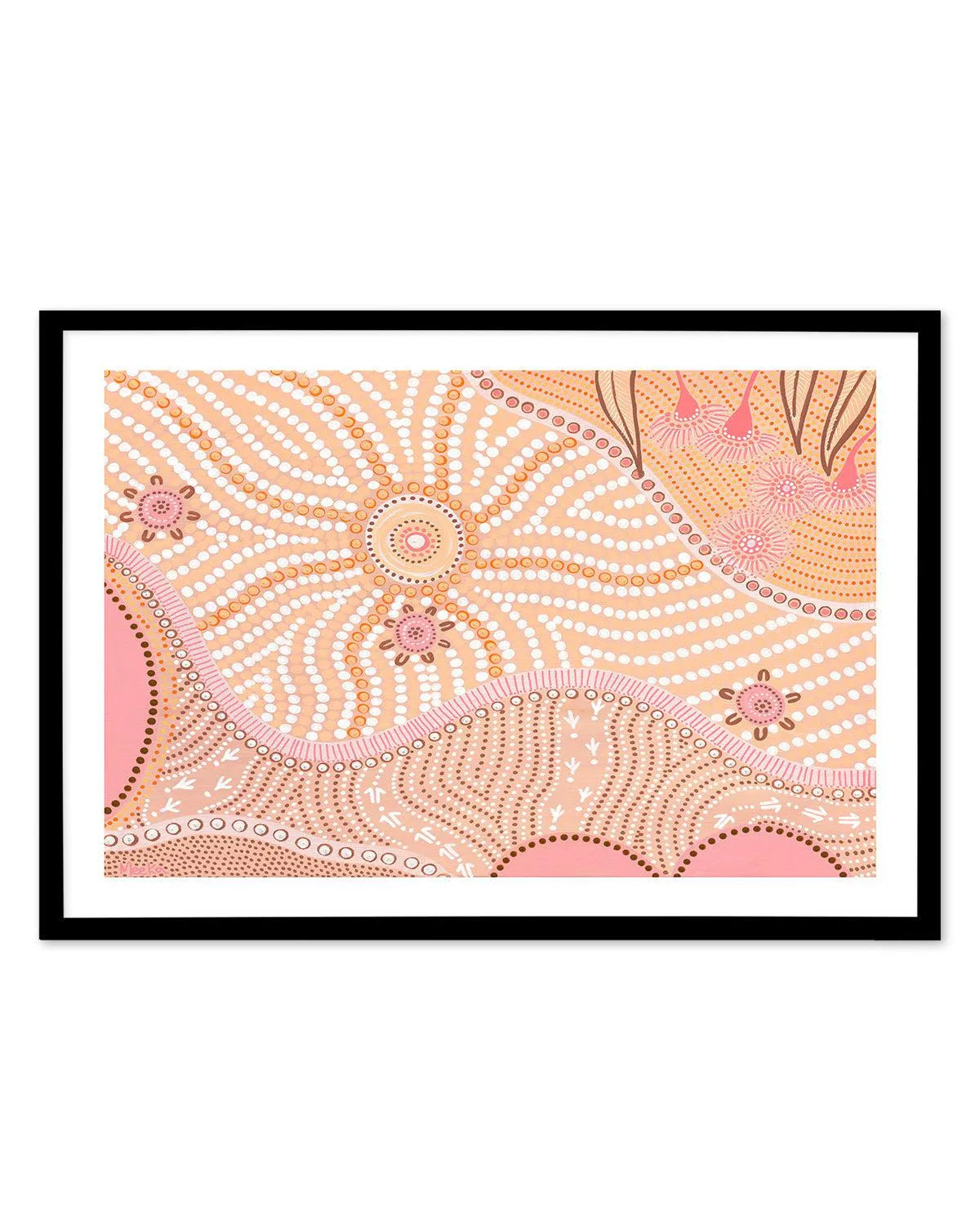 Our Mother The Sun By Domica Hill Art Print-PRINT-Olive et Oriel-Domica Hill-A5 | 5.8" x 8.3" | 14.8 x 21cm-Black-With White Border-Buy-Australian-Art-Prints-Online-with-Olive-et-Oriel-Your-Artwork-Specialists-Austrailia-Decorate-With-Coastal-Photo-Wall-Art-Prints-From-Our-Beach-House-Artwork-Collection-Fine-Poster-and-Framed-Artwork