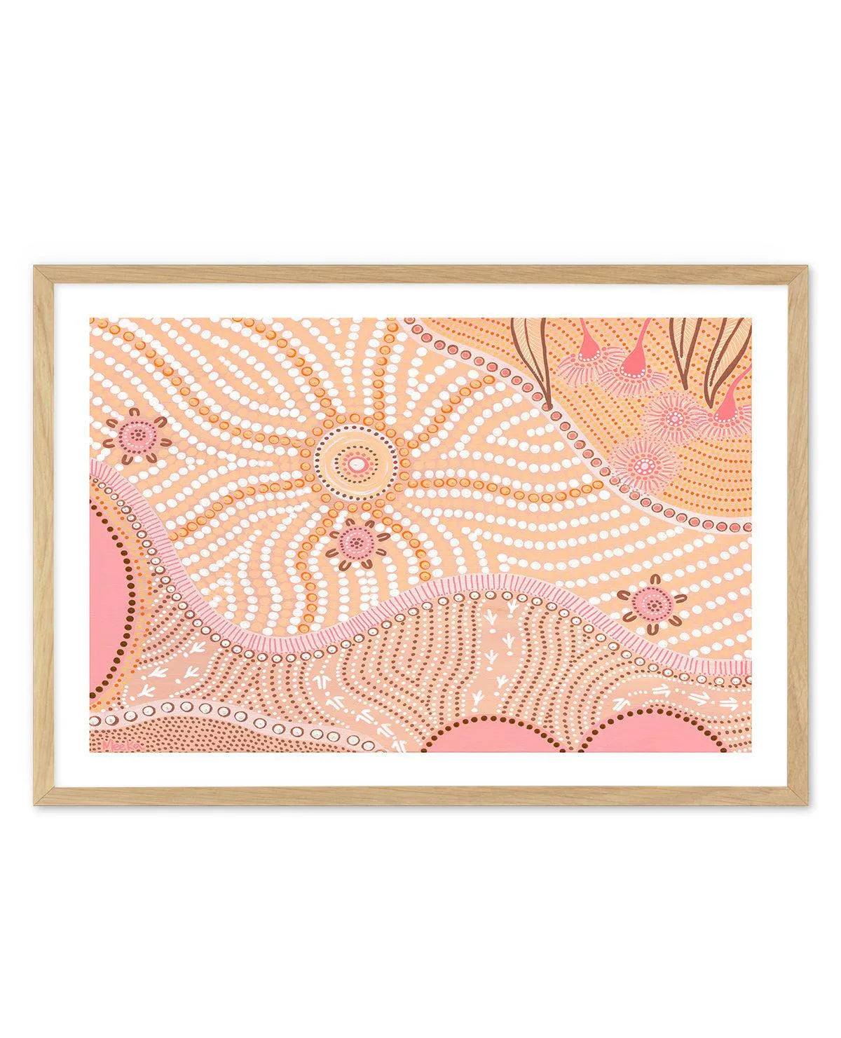 Our Mother The Sun By Domica Hill Art Print-PRINT-Olive et Oriel-Domica Hill-A5 | 5.8" x 8.3" | 14.8 x 21cm-Oak-With White Border-Buy-Australian-Art-Prints-Online-with-Olive-et-Oriel-Your-Artwork-Specialists-Austrailia-Decorate-With-Coastal-Photo-Wall-Art-Prints-From-Our-Beach-House-Artwork-Collection-Fine-Poster-and-Framed-Artwork