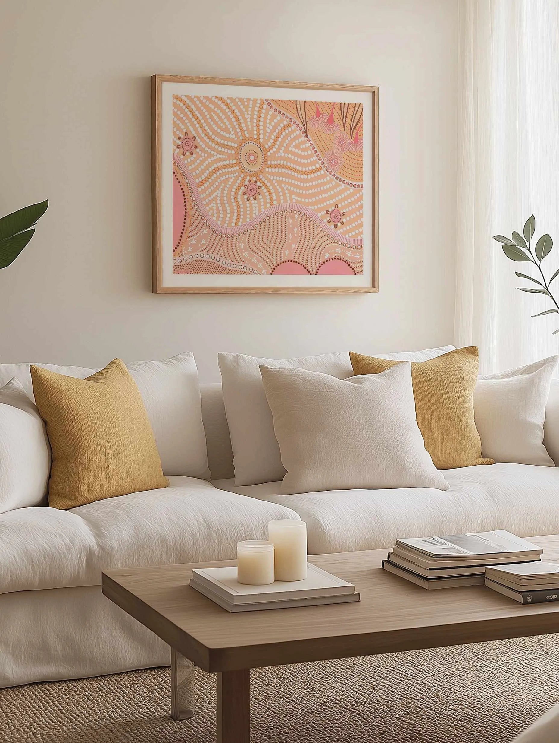 Our Mother The Sun By Domica Hill | Art Print from Olive et Oriel where you can shop wallpaper and artworks online