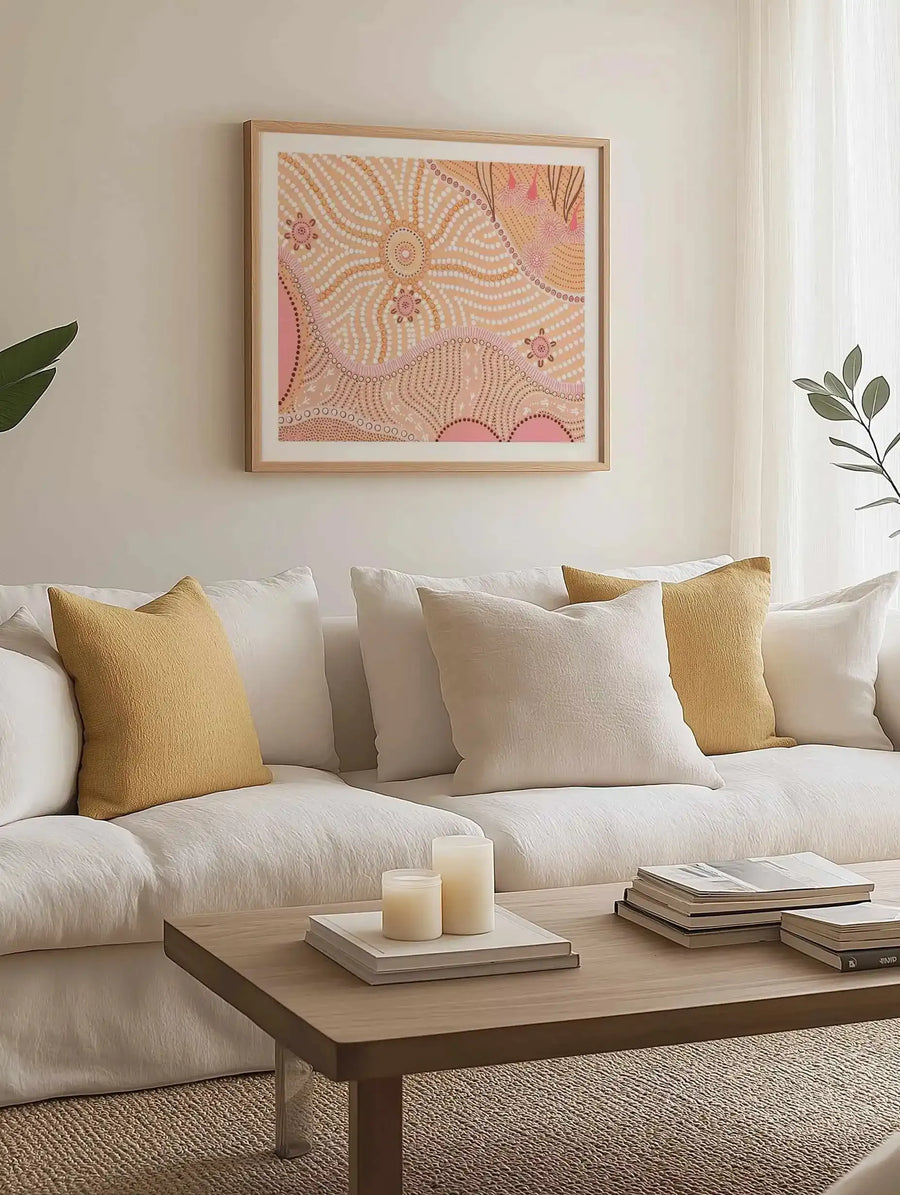 Our Mother The Sun By Domica Hill | Art Print from Olive et Oriel where you can shop wallpaper and artworks online