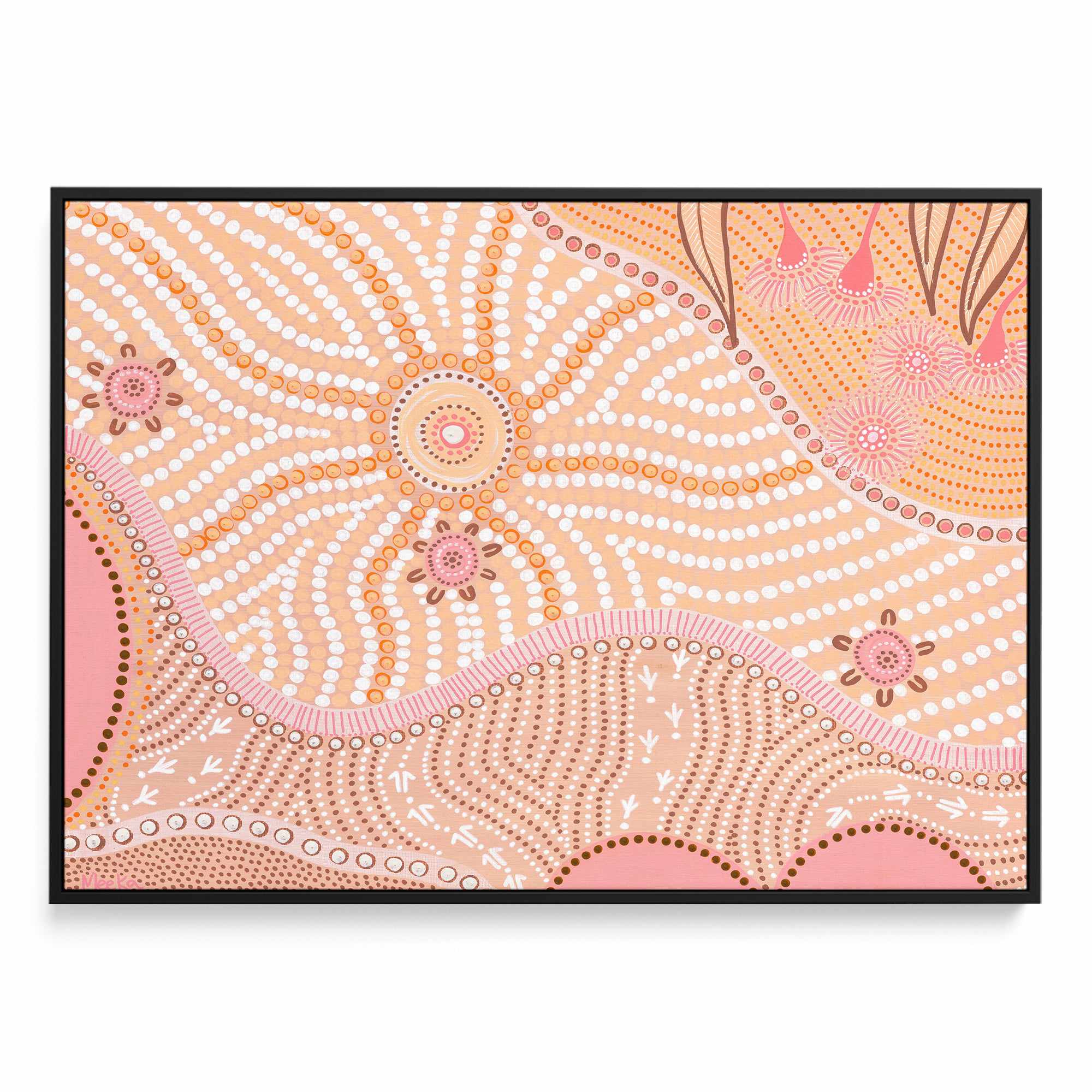 Our Mother the Sun by Domica Hill | Framed Canvas Art Print