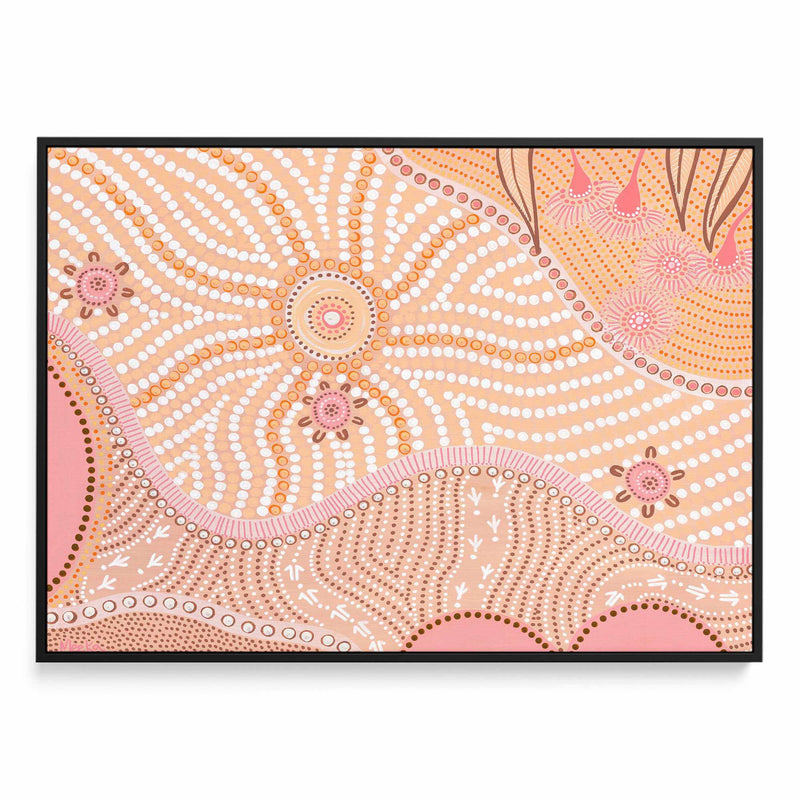 Our Mother the Sun by Domica Hill | Framed Canvas Art Print