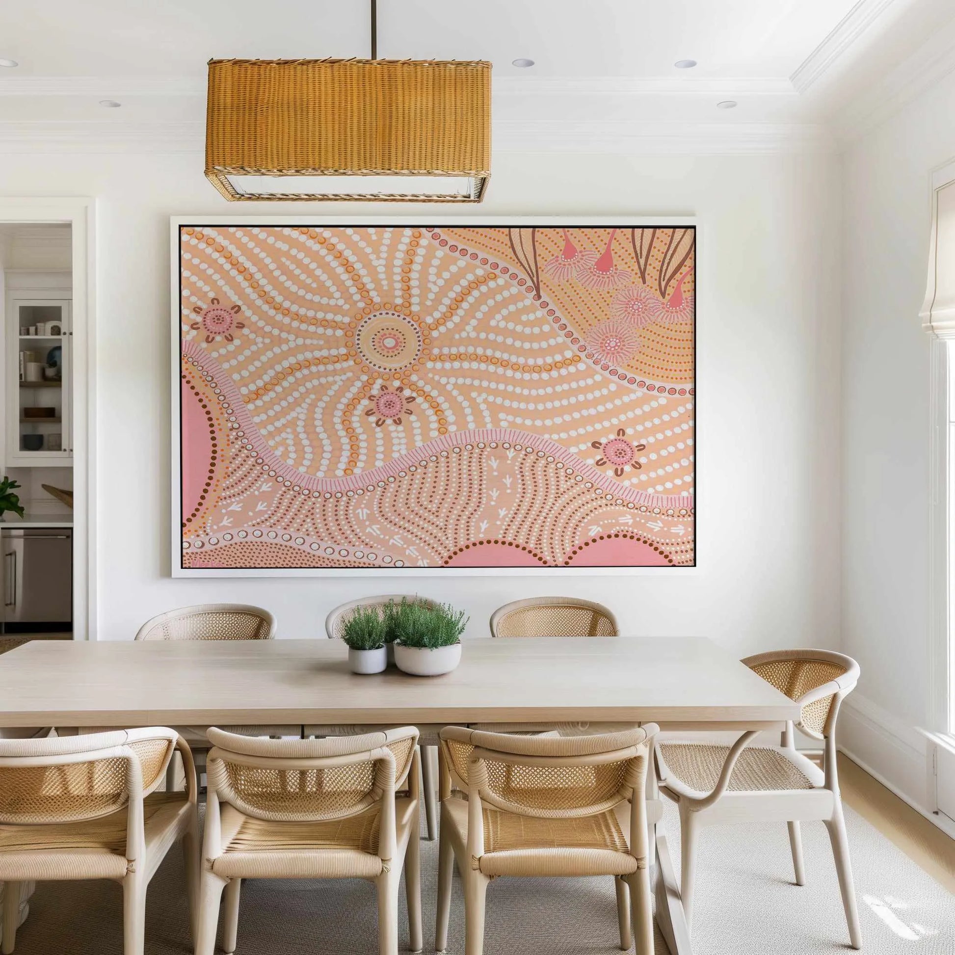 Our Mother the Sun by Domica Hill | Framed Canvas Art Print from Olive et Oriel where you can shop wallpaper and artworks online