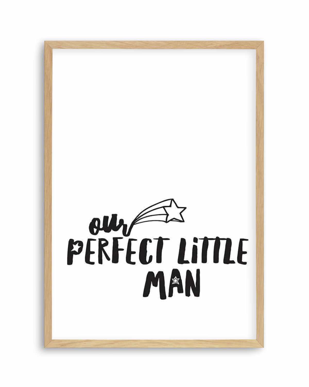 Our Perfect Little Man Art Print