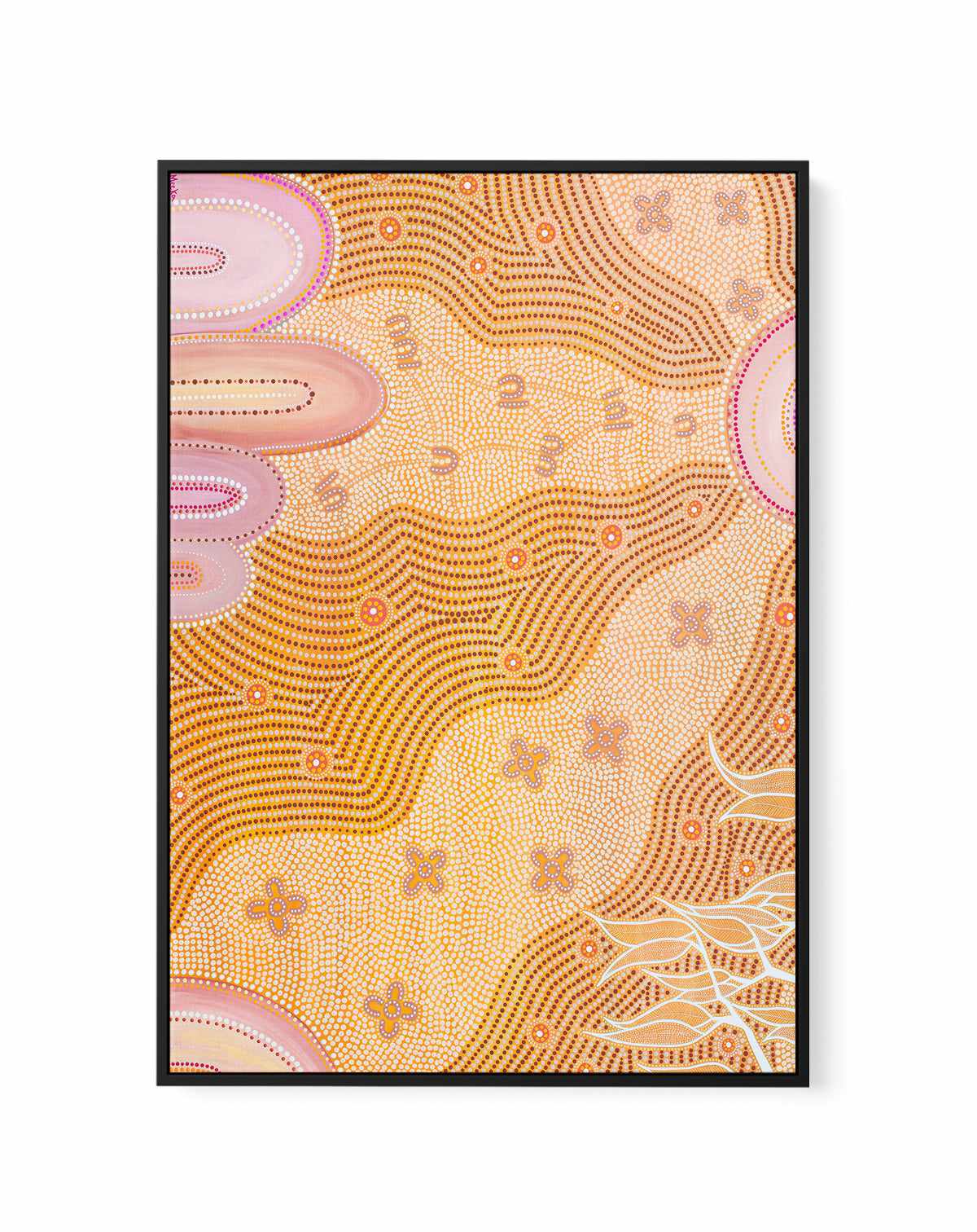 Our Story by Domica Hill | Framed Canvas Art Print from Olive et Oriel where you can shop wallpaper and artworks online