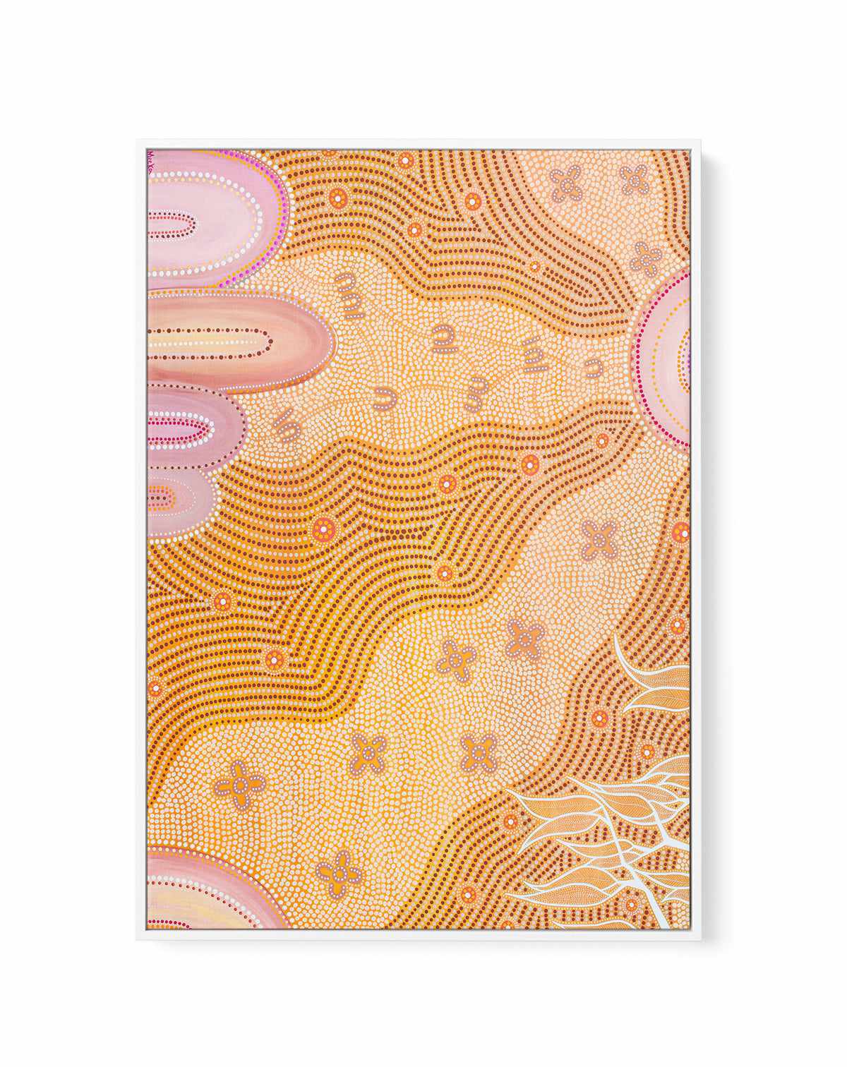 Our Story by Domica Hill | Framed Canvas Art Print from Olive et Oriel where you can shop wallpaper and artworks online