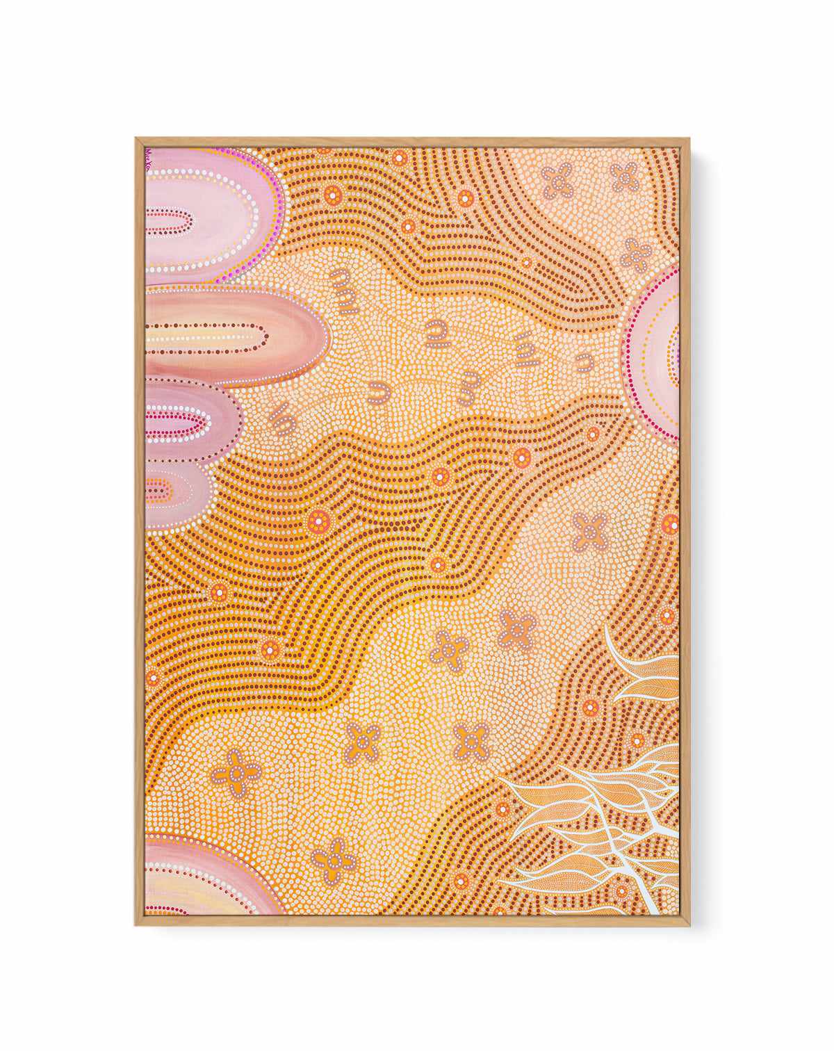 Our Story by Domica Hill | Framed Canvas Art Print from Olive et Oriel where you can shop wallpaper and artworks online