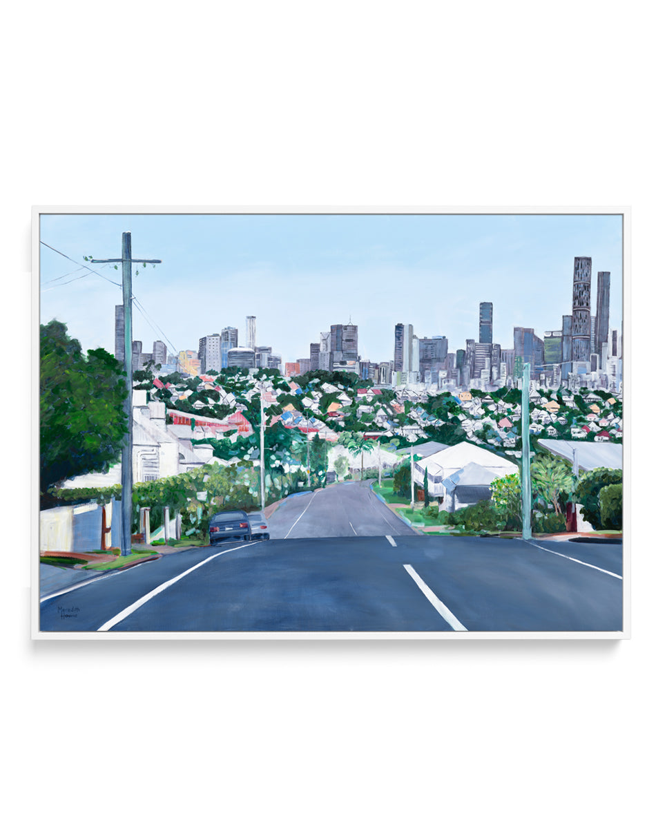 Our Town by Meredith Howse | Framed Canvas Art Print