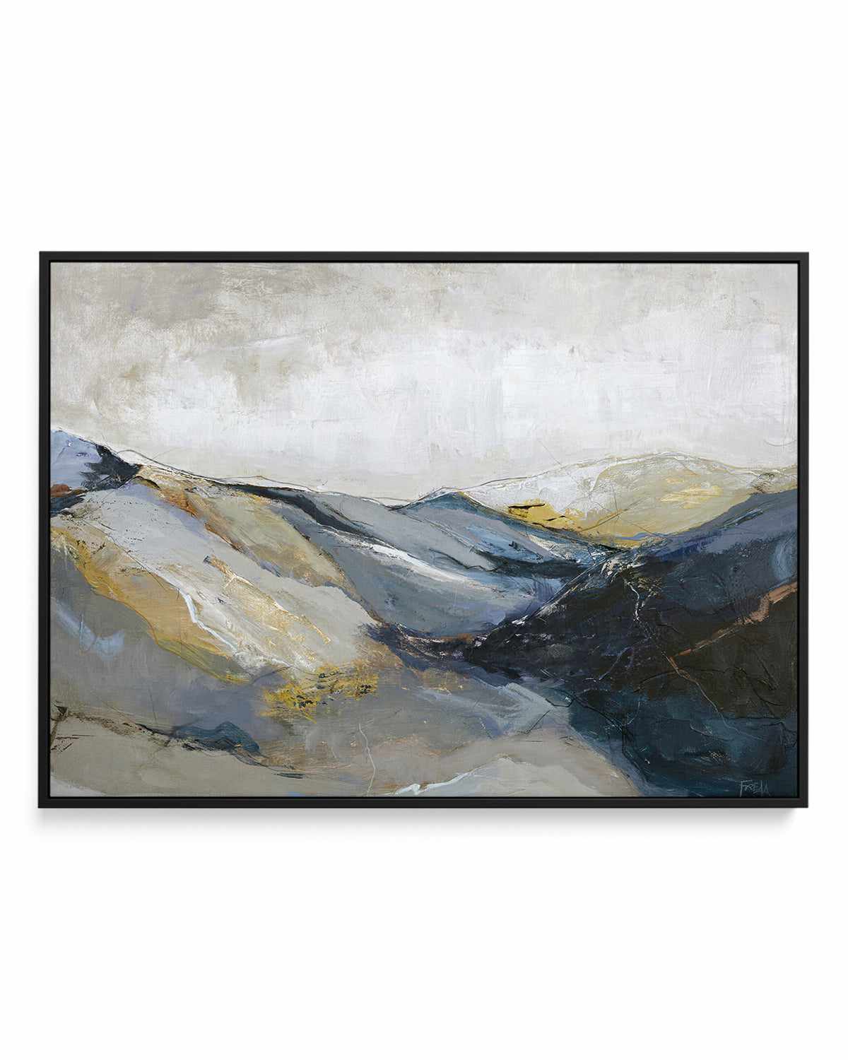 Out Line III by Design Fabrikken | Framed Canvas Art Print