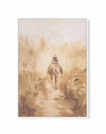 Out West I | Framed Canvas Art Print