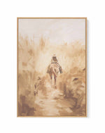 Out West I | Framed Canvas Art Print