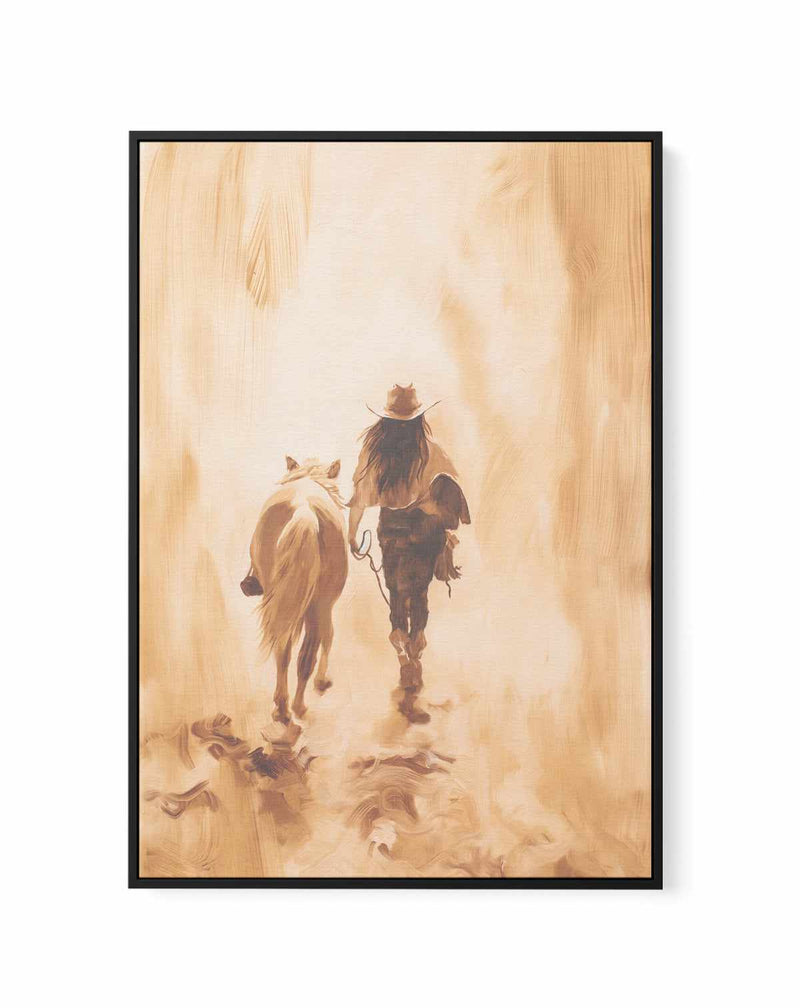 Out West II | Framed Canvas Art Print