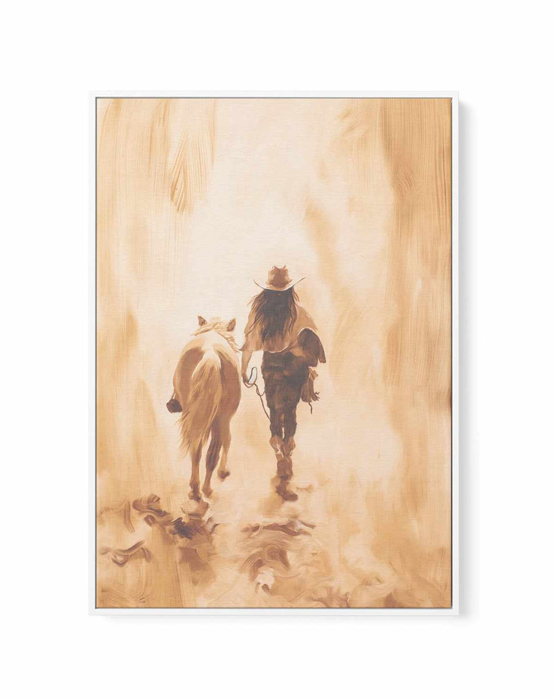 Out West II | Framed Canvas Art Print