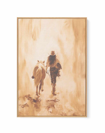Out West II | Framed Canvas Art Print from Olive et Oriel where you can shop wallpaper and artworks online