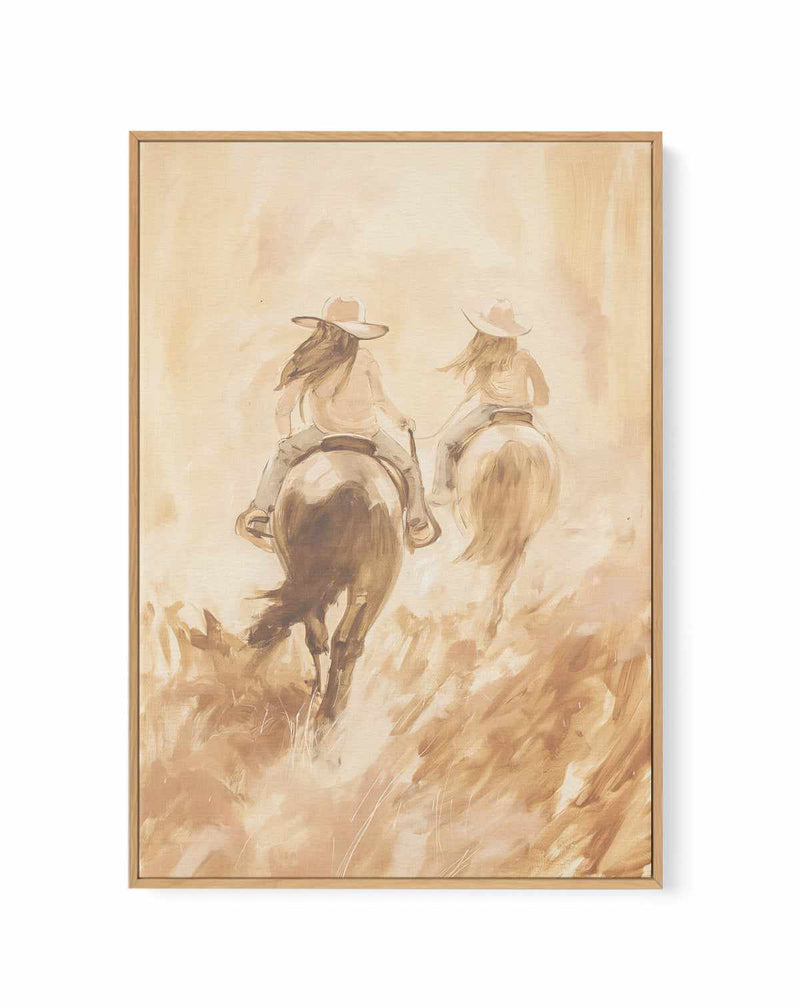 Out West III | Framed Canvas Art Print