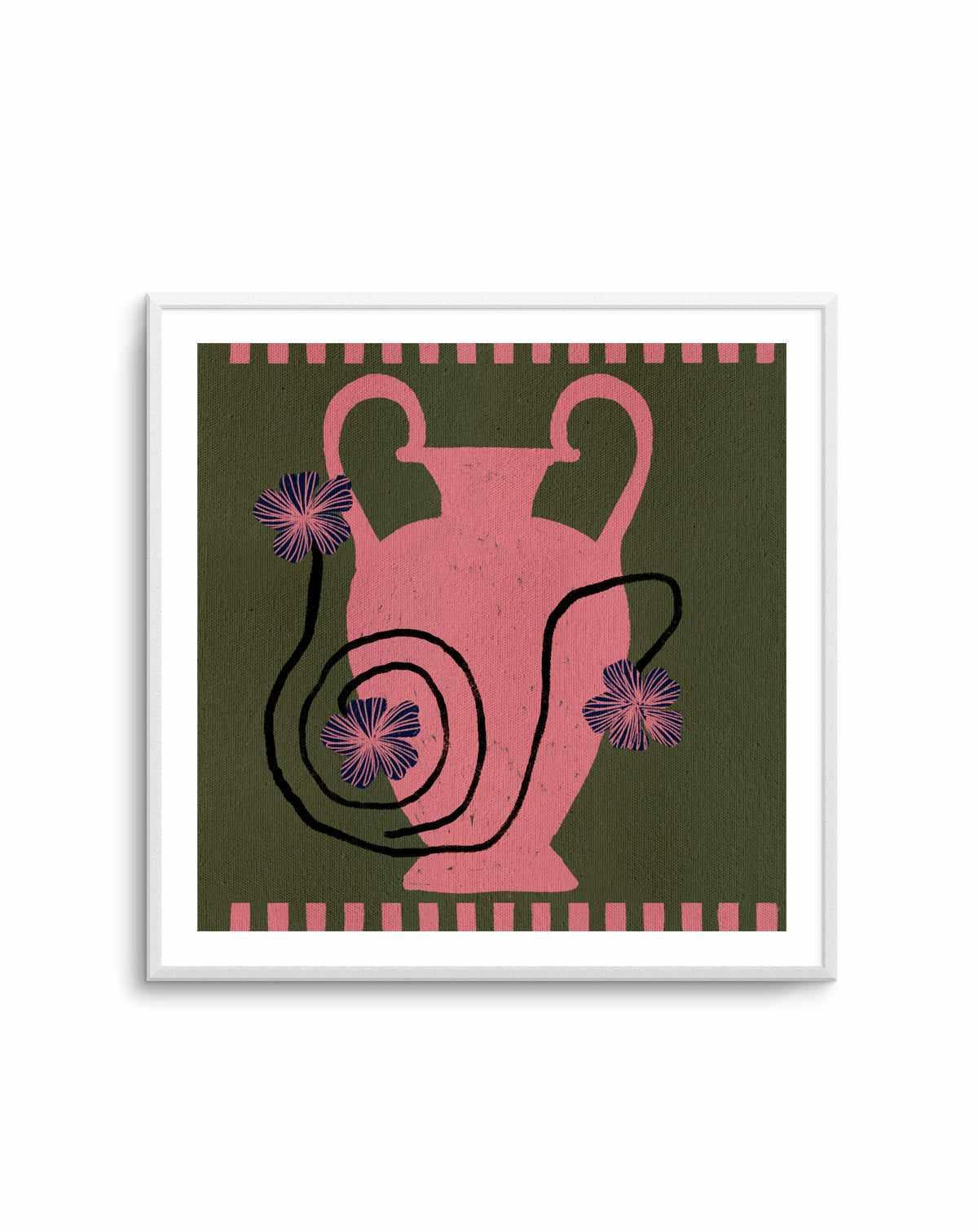 Out of Vase Blooms 1 by Shatha Al Dafai | Art Print from Olive et Oriel where you can shop wallpaper and artworks online