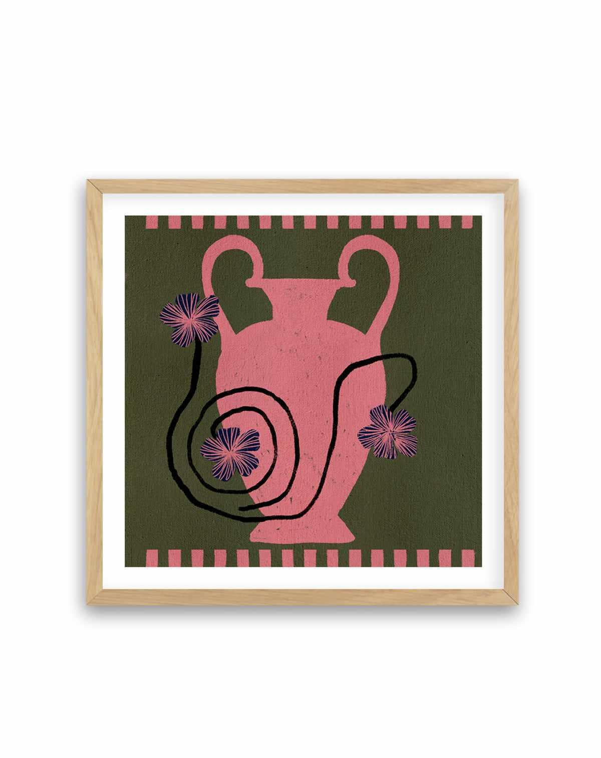 Out of Vase Blooms 1 by Shatha Al Dafai | Art Print from Olive et Oriel where you can shop wallpaper and artworks online