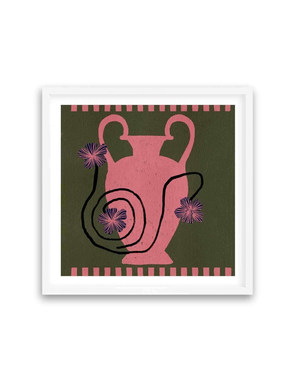 Out of Vase Blooms 1 by Shatha Al Dafai | Art Print from Olive et Oriel where you can shop wallpaper and artworks online