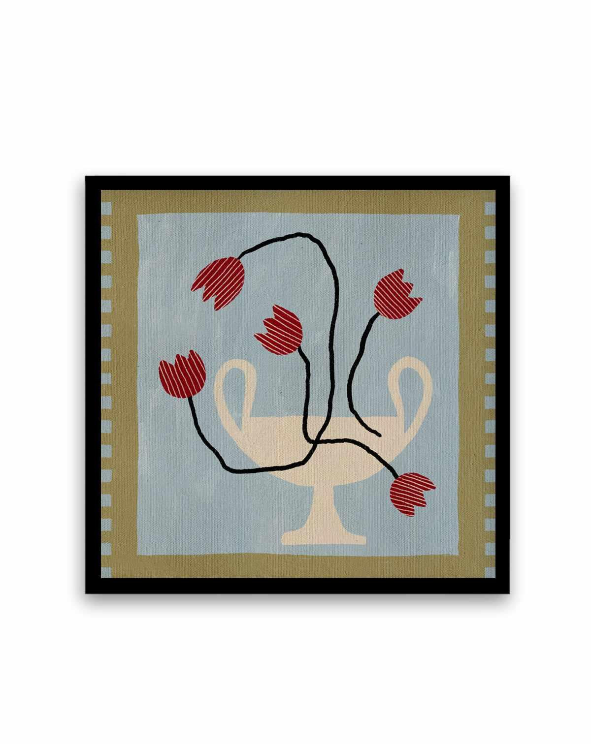 Out of Vase Blooms 6 by Shatha Al Dafai | Art Print from Olive et Oriel where you can shop wallpaper and artworks online