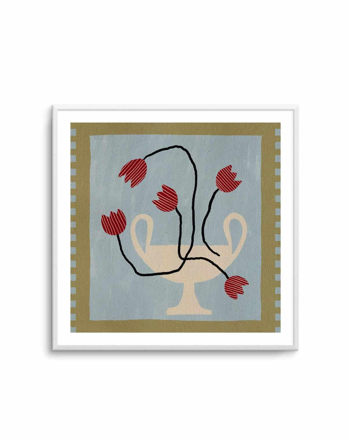 Out of Vase Blooms 6 by Shatha Al Dafai | Art Print from Olive et Oriel where you can shop wallpaper and artworks online