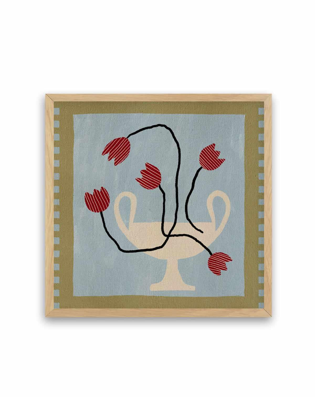 Out of Vase Blooms 6 by Shatha Al Dafai | Art Print from Olive et Oriel where you can shop wallpaper and artworks online