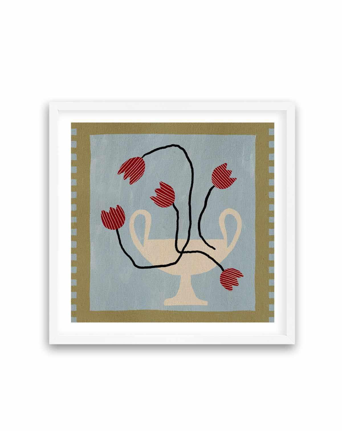 Out of Vase Blooms 6 by Shatha Al Dafai | Art Print from Olive et Oriel where you can shop wallpaper and artworks online