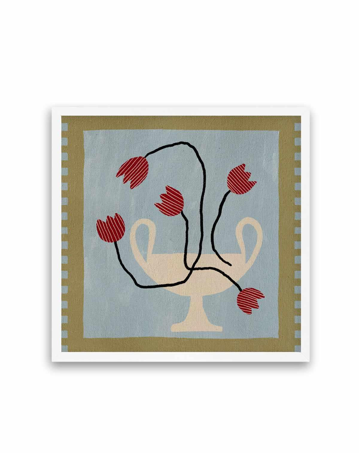 Out of Vase Blooms 6 by Shatha Al Dafai | Art Print from Olive et Oriel where you can shop wallpaper and artworks online