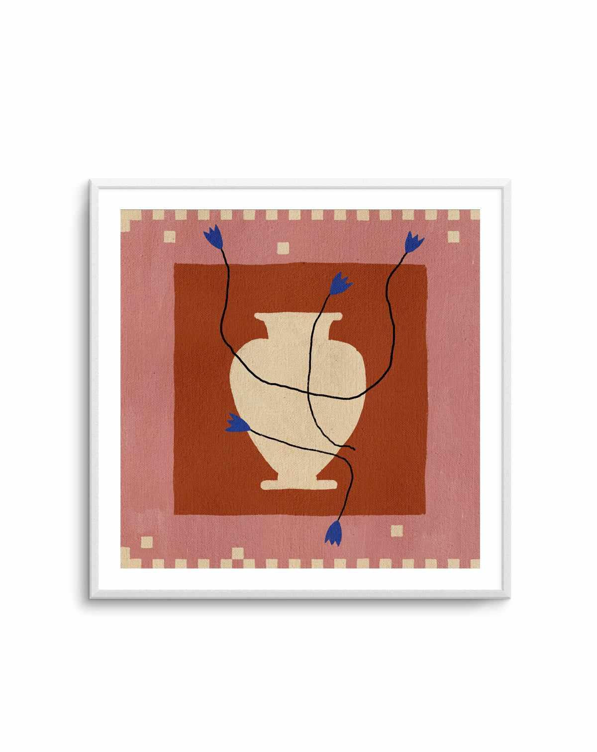 Out of Vase Blooms 7 by Shatha Al Dafai | Art Print from Olive et Oriel where you can shop wallpaper and artworks online