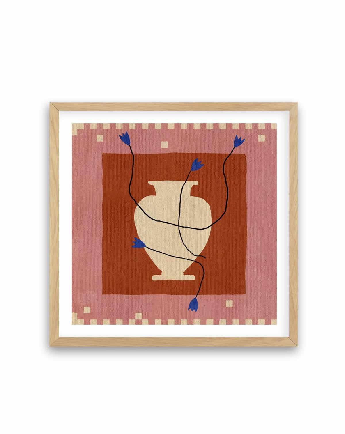 Out of Vase Blooms 7 by Shatha Al Dafai | Art Print from Olive et Oriel where you can shop wallpaper and artworks online