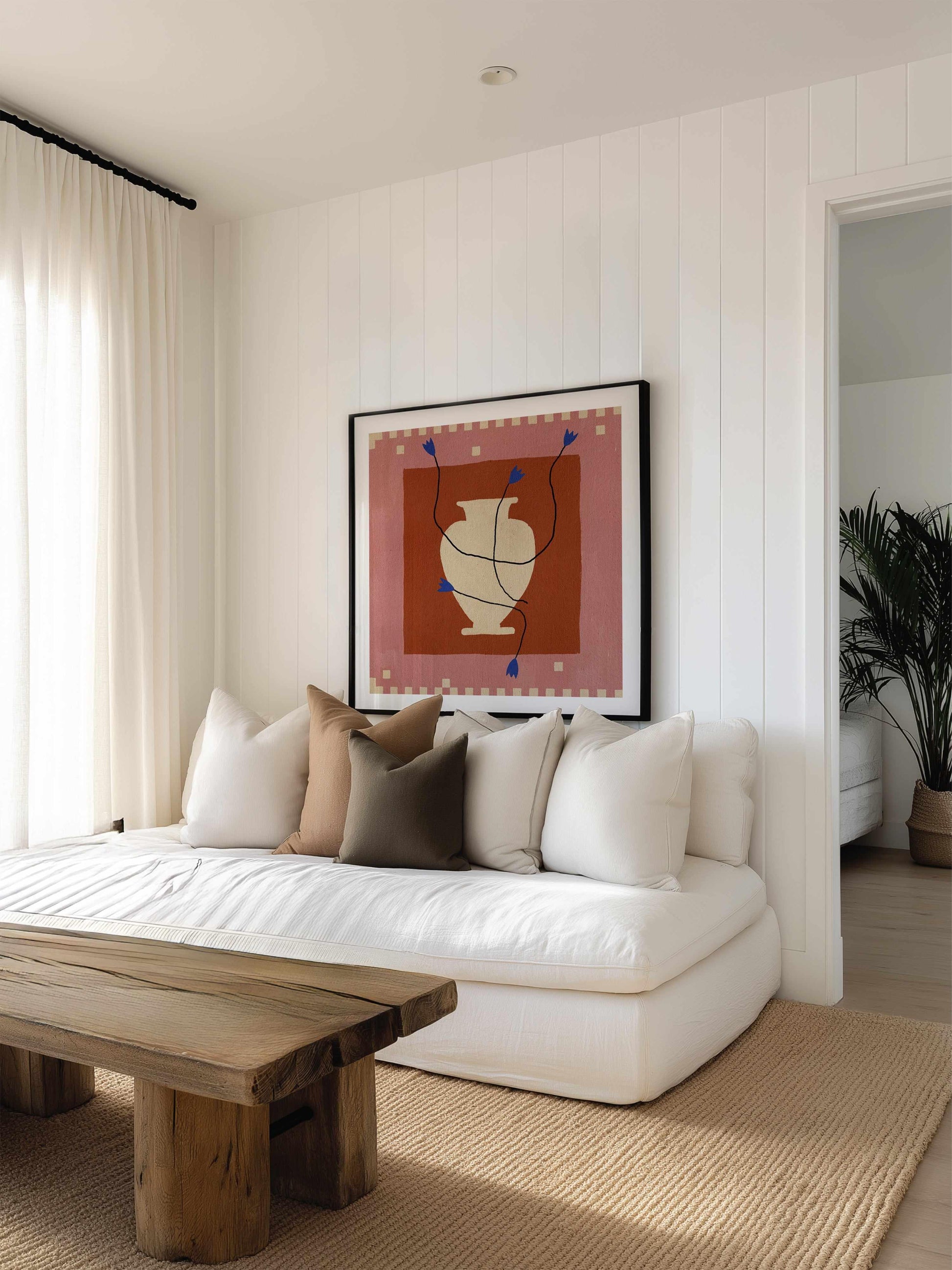 Out of Vase Blooms 7 by Shatha Al Dafai | Art Print from Olive et Oriel where you can shop wallpaper and artworks online