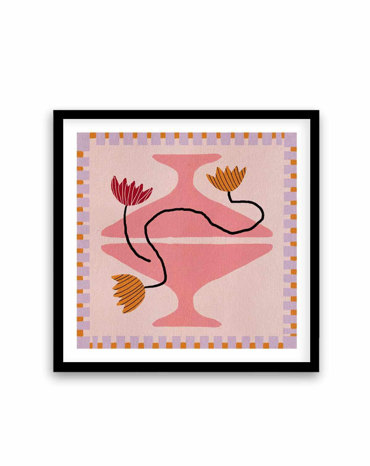 Out of Vase Blooms 8 by Shatha Al Dafai | Art Print from Olive et Oriel where you can shop wallpaper and artworks online